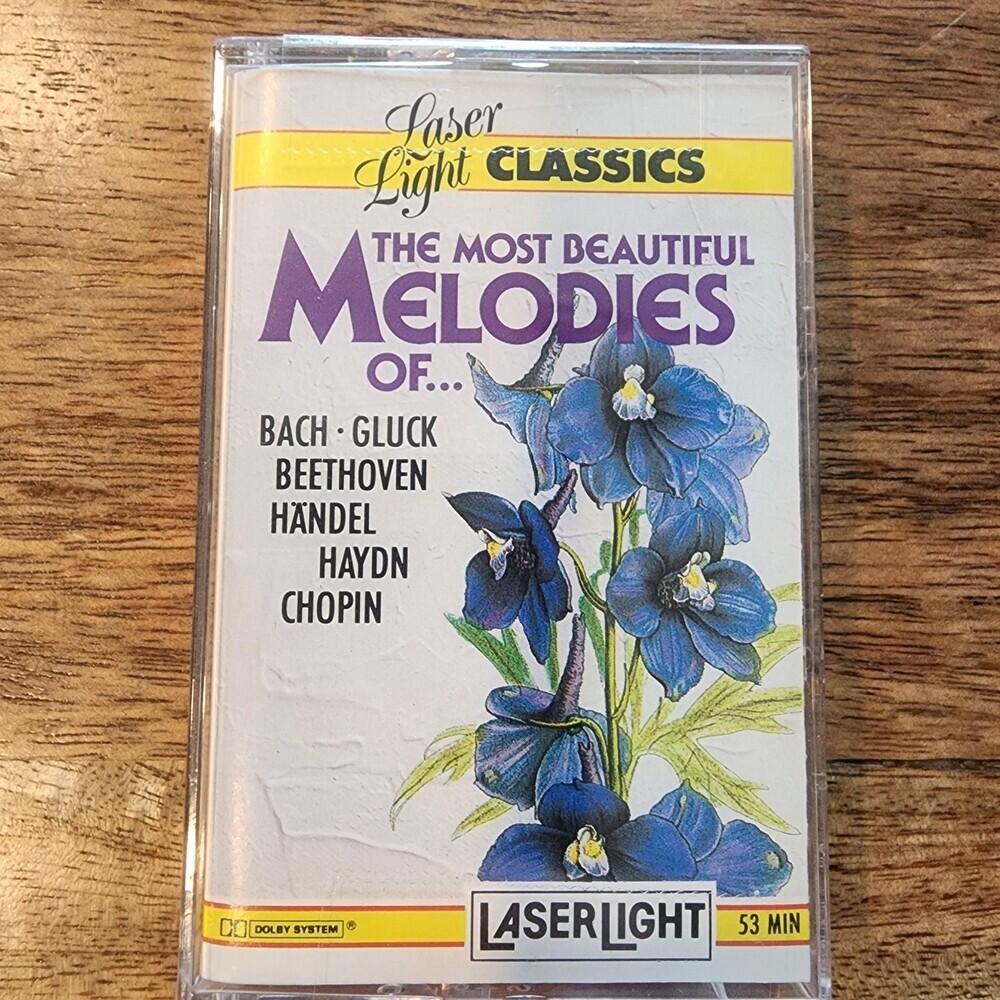 Bach Cassette The Most Beautiful Melodies Of LaserLight White Classical Album